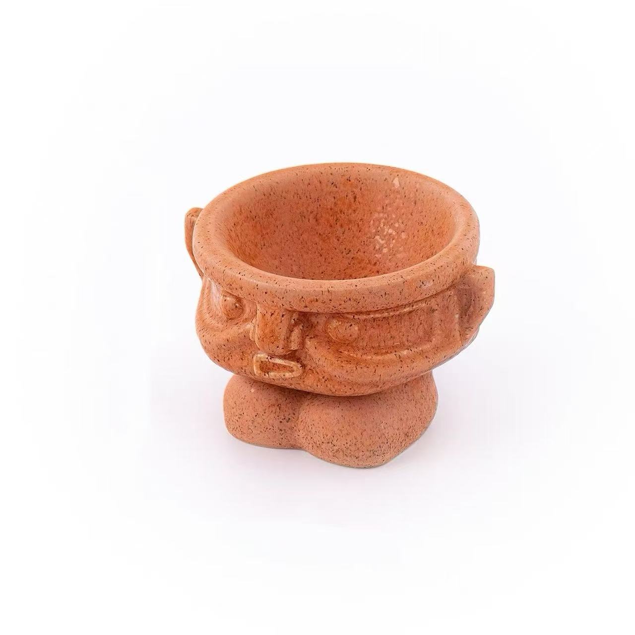 Sanxingdui-Inspired Ceramic Pet Bowl