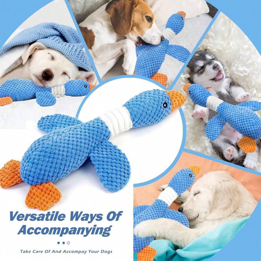 Wild Groose Plush Squeaky Dog Toy