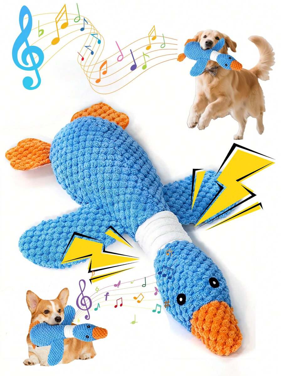 Wild Groose Plush Squeaky Dog Toy