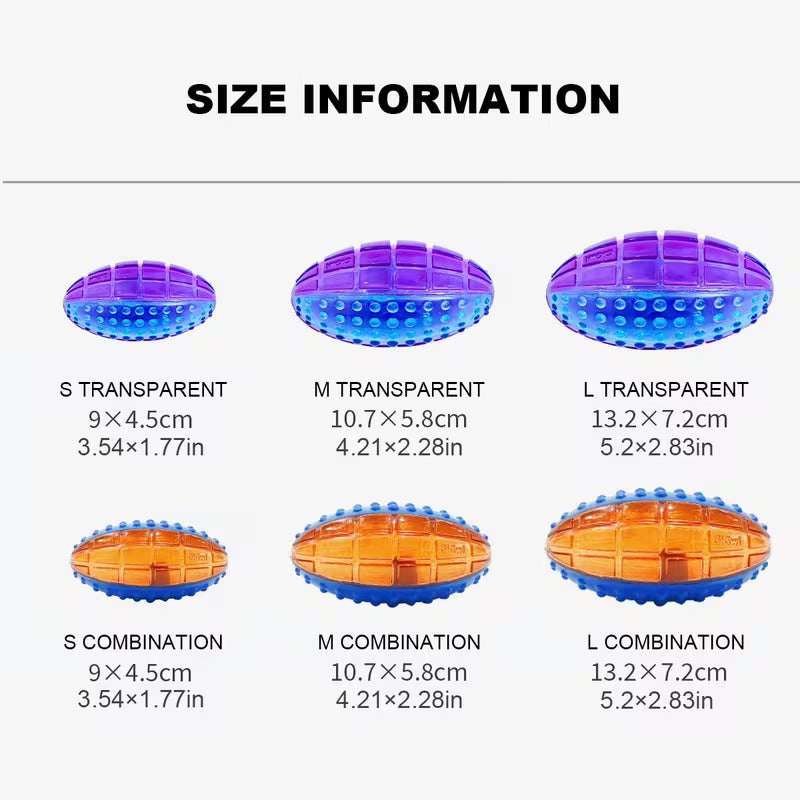 GiGwi Squeaky Rugby Ball