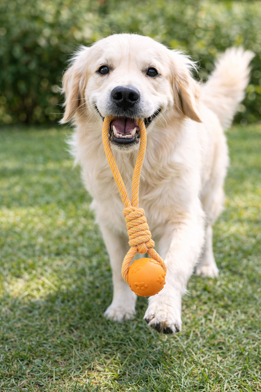 Interactive Rope Ball With Loop Toy For Dogs