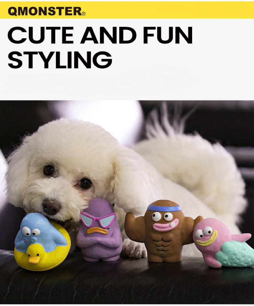 QMonster Clay Sculpture Series – Latex Squeaky Toy