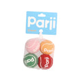 Parji Interactive Squeaky Tennis Ball - 4pk