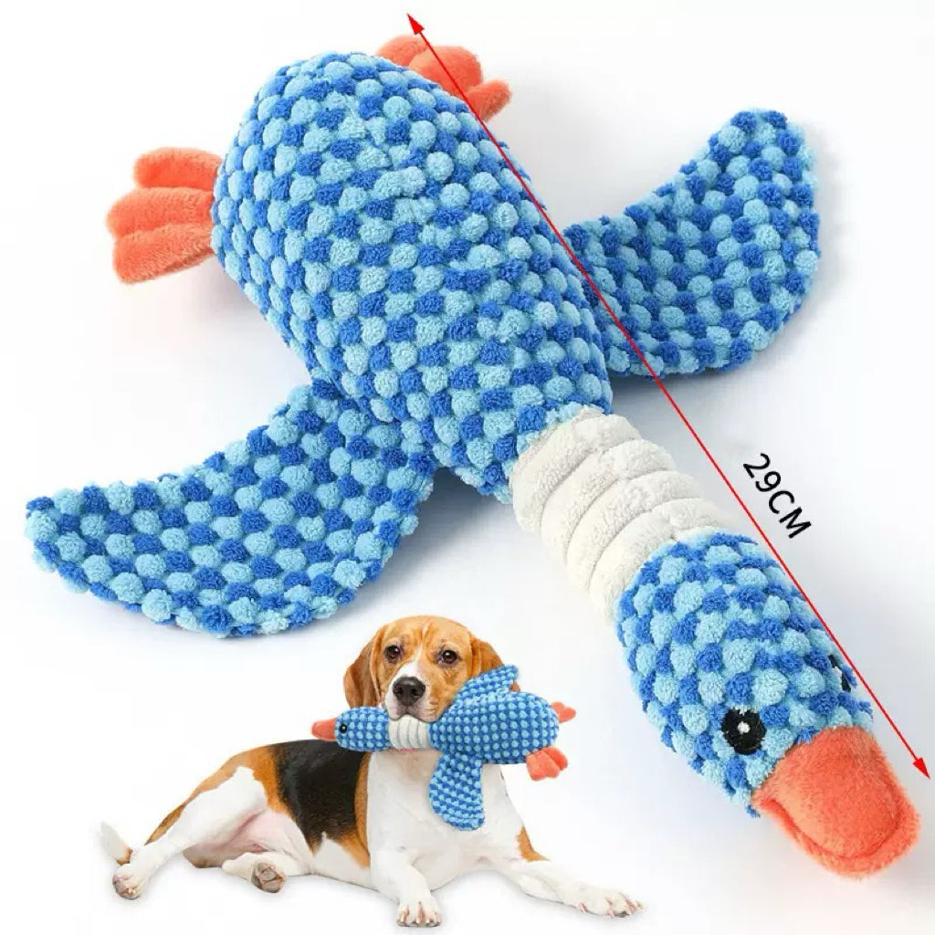 Wild Groose Plush Squeaky Dog Toy