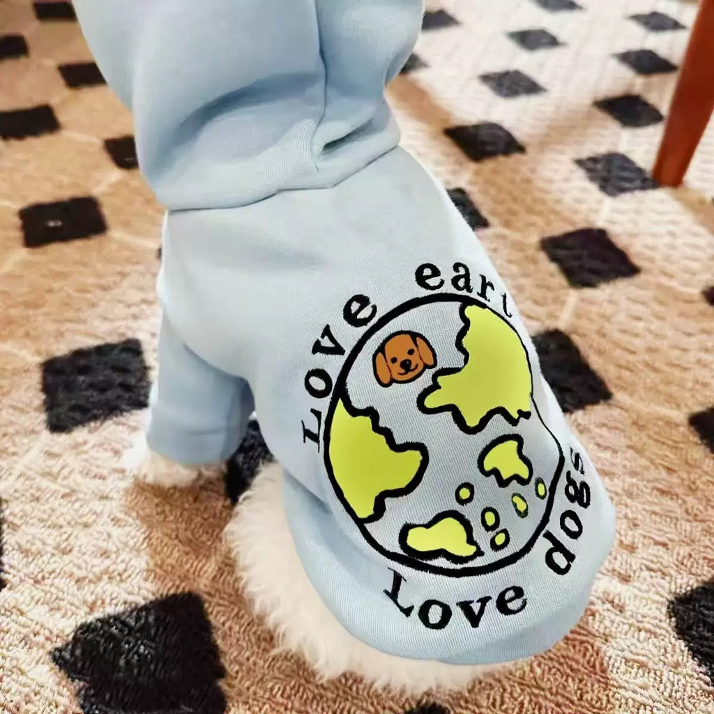 Love Earth Pet Hoodie