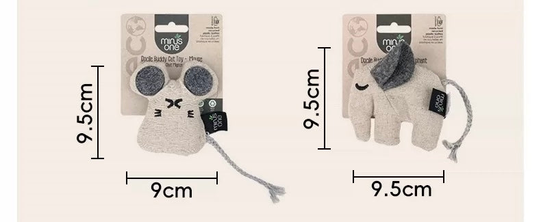 Catnip Plush Cat Toy – Soft Interactive Kitty Toy for Indoor Cats