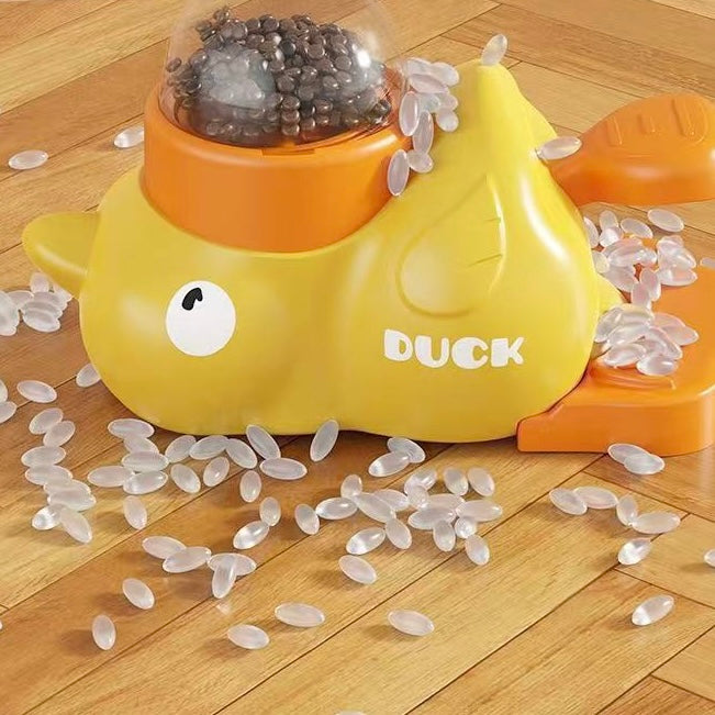 Yellow Duck-Shaped Interactive Puzzle Toy for Cats And Dogs