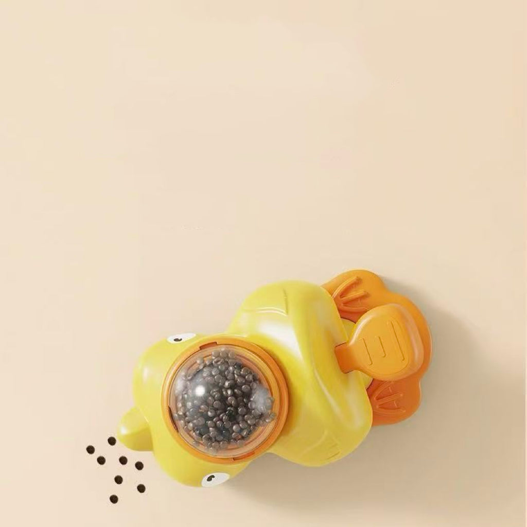 Yellow Duck-Shaped Interactive Puzzle Toy for Cats And Dogs