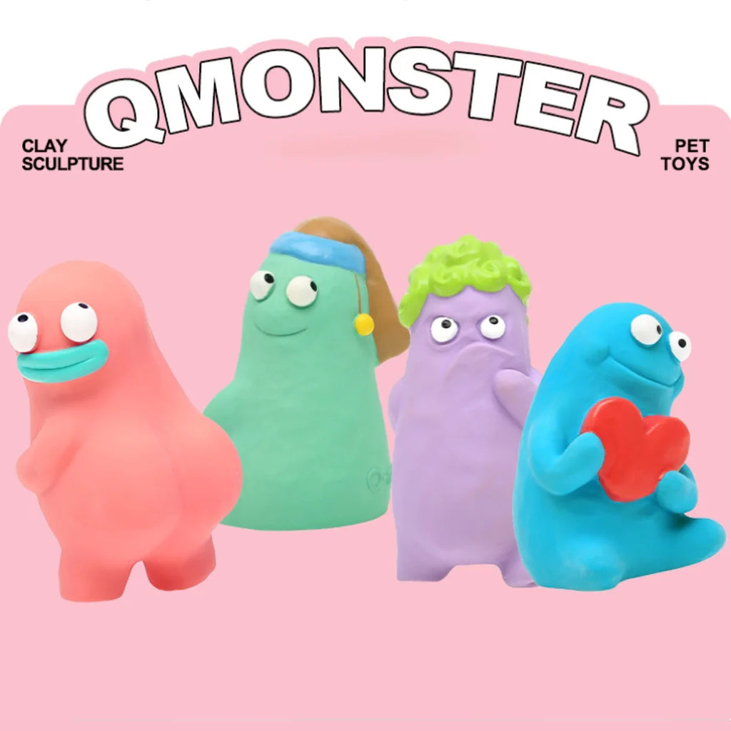 QMonster Clay Sculpture Series – Latex Squeaky Toy